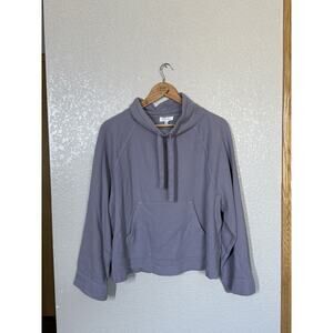 Haven Well Within Waffle Knit Pullover Top XL Light Purple ￼